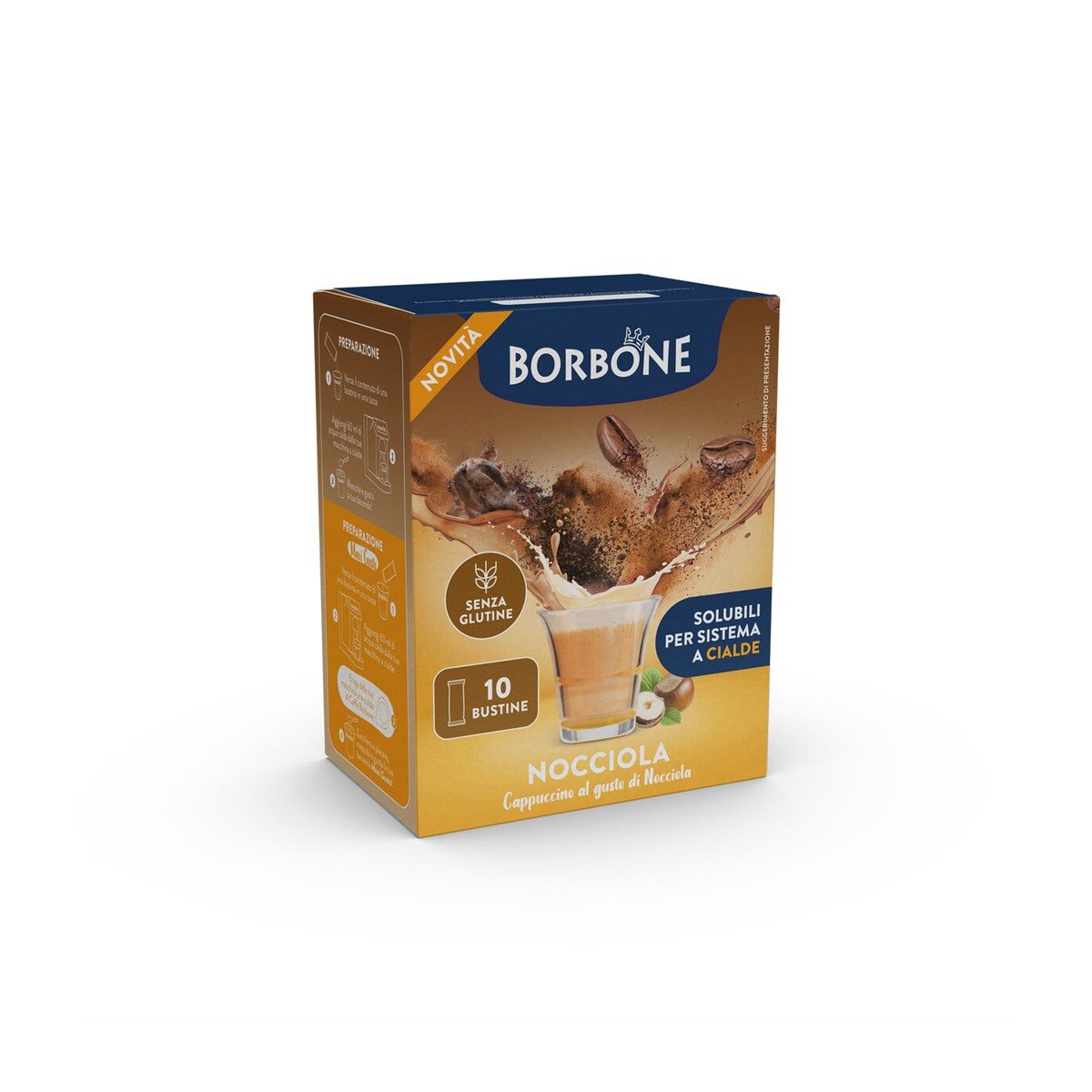 Stick Nocciola 10pz Infusi e Solubili Stick