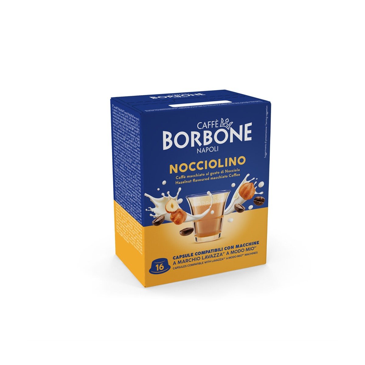 Capsule Nocciolino 16pz Solubili A Modo Mio