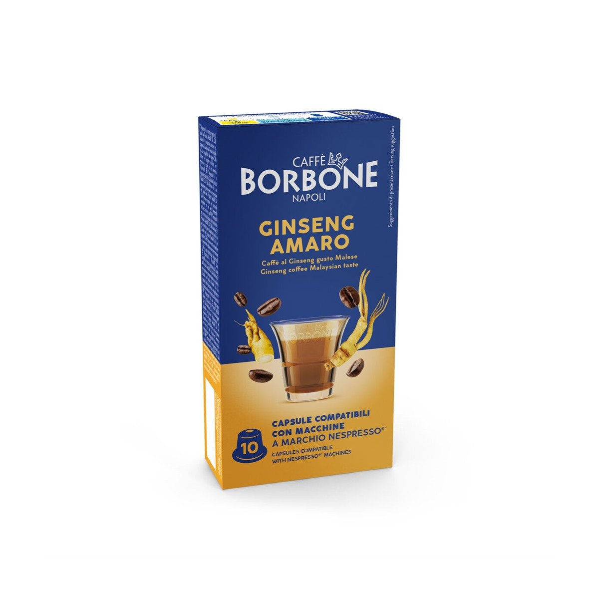 Capsule Ginseng Amaro 10 pz Nespresso