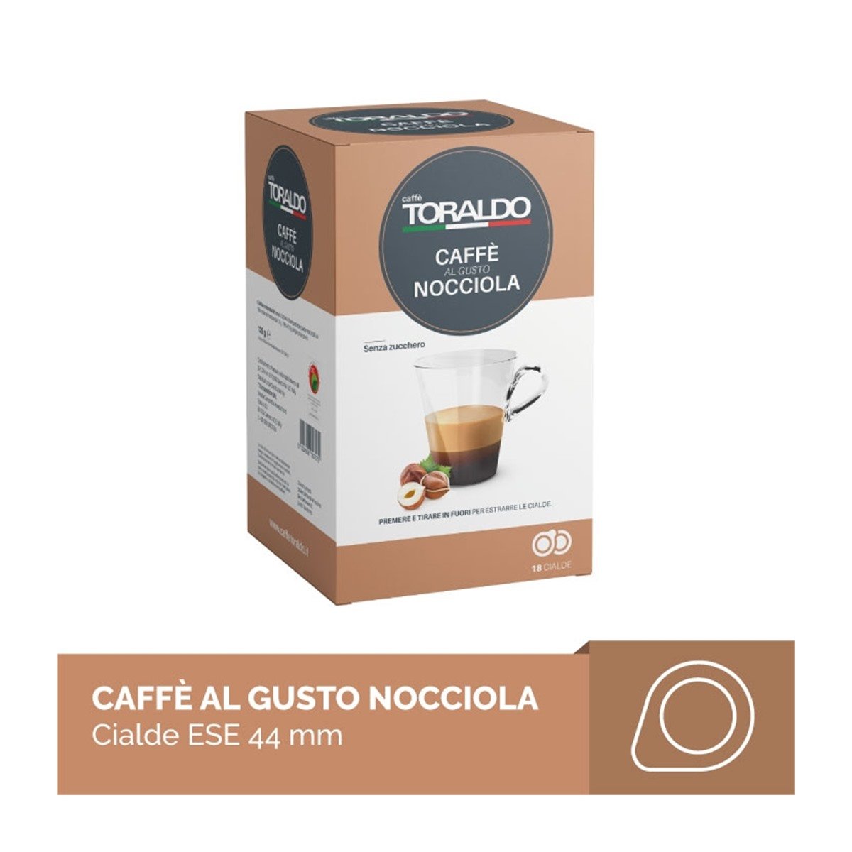 Cialde Caffè Nocciola 18pz