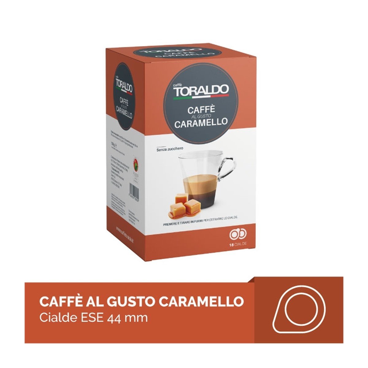 Cialde Caffè Caramello 18pz