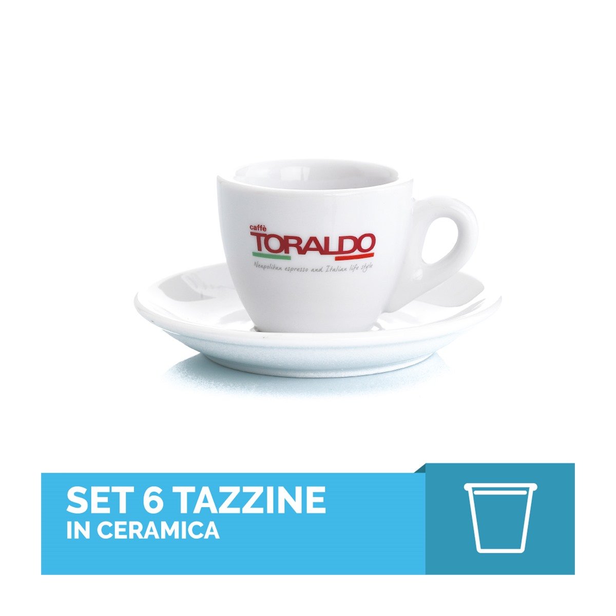 Tazze Caffè Ceramica 6pz