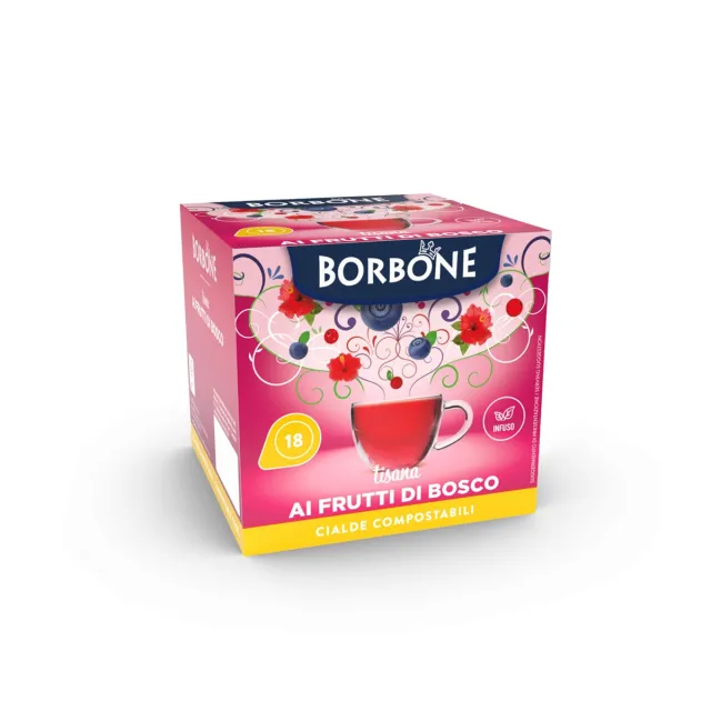 Cialda Tisana ai Frutti di Bosco 12x18pz Infusi e Solubili