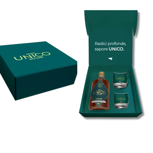 Amaro Unico Siciliano Cofanetto